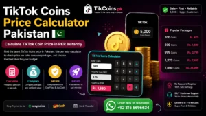 TikTok Coins Price Calculator Pakistan by tikcoins.pk